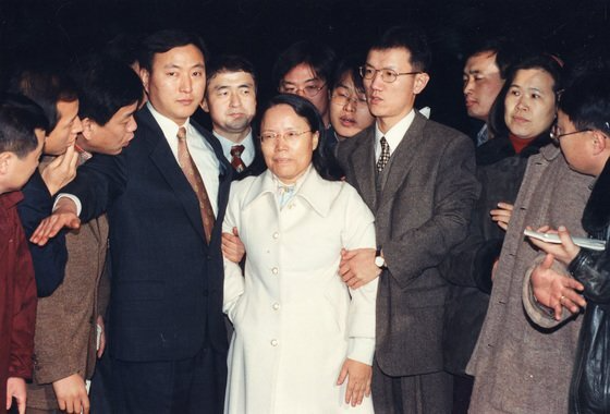 과거 검찰에 소환된 아가동산 교주 김기순. 중앙포토